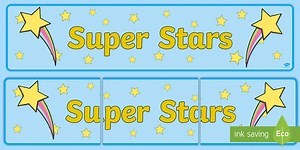 Super Stars Display Banner