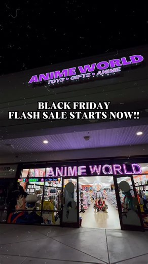 Black Friday Sale Starts NOW!!! Get a FREE gift bag with your purchase of $50 or more!! 💜 #instagram #anime Anime world locations ⬇️⬇️⬇️ Locations: ANIME WORLD SUPER 5295 INTERNATIONAL DRIVE, ORLANDO, FL Anime World Sea World: 11062 INTERNATIONAL DR., UNIT 108, ORLANDO, FL Anime World Market Place: 5157 INTERNATIONAL DRIVE, SUITE A, ORLANDO, FL Anime World Icon Park: 8957 INTERNATIONAL DRIVE, ORLANDO, FL Character world at Florida mall by Crayola 8001 S Orange Blossom Trl, Orlando, FL 32809, An