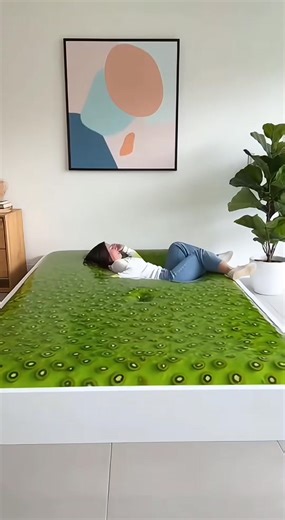 25K views | Jelly bed Jumping fail  #jelly #bed #asmr #hailuoai #minimax | Mylifestylewow | Facebook