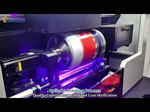 Cylinder Printer - Cylinder Printing Process - Digital Cylindrical Printer - Printing On Cylinders