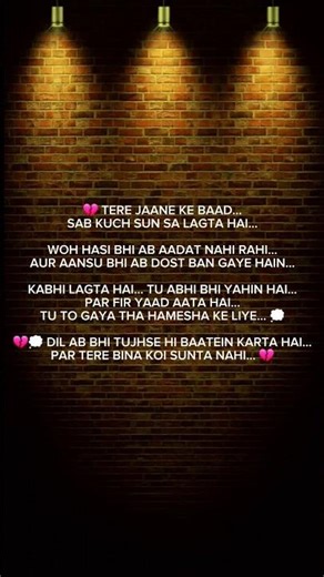 💔 TERE JAANE KE BAAD | Heart Touching Shayari | Black Screen Status | Afreen Siddiqui