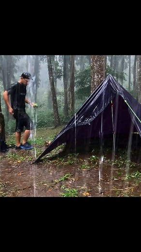 1.2M views · 18K reactions | Solo camping in heavy rain 3 #camping #bushcraft #outdoor #ASMR #rainsound | Hengki Metalboys | Facebook