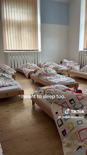 Can I?😭 #teacher #sleep #nursery #kids #fyp | kindergarten sleep time