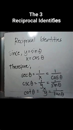 Mastering the 3 Reciprocal Identities in Trigonometry