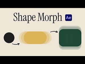 How to Master Shape Morph in After Effects (Under 1 Minute)
