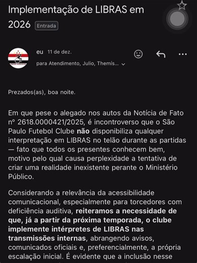 TORCIDA TRICOLOR PCD on Instagram: "🇾🇪🧩♿️ FAAAAAAAALA, TORCIDA TRICOLOR PCD! 🇾🇪♿️🧩 Nós não gostaríamos de estar postando novamente sobre o descaso da gestão Casares com as pessoas com deficiência, mas, sinceramente, não tem como ficar em silêncio. No jogo de Corinthians x Cruzeiro, no Mineirão, a interpretação em Libras no telão garantiu inclusão e respeito aos torcedores com deficiência auditiva, um exemplo simples e digno que merece reconheciment
