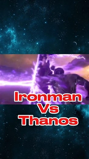 "BATTLE OF TITAN: IRON MAN VS THANOS! 🔥 #shorts #Marvel"