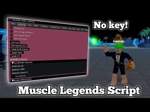 [NEW🔥] Muscle Legends Script | Auto Strenght, Auto Fast Rebirth, Auto Glitch | No key! | Pastebin!!