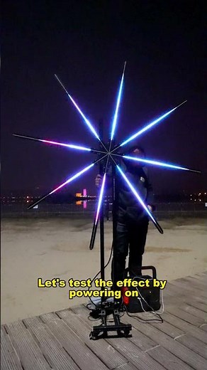 1.8 meters holographic fan unpacking and effect display #3D #holographic #ledfan #display #fyp