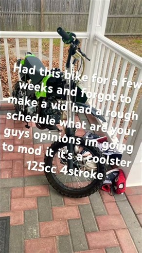 New pit bike #dirtbike #gas#coolster#125cc