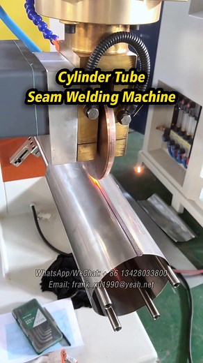 9.9K views · 29 reactions | Cylinder Tube Seam Welding Machine #seamweldingmachine #resistancewelding #rollweldingmachine #automaticequipment | Welding Machine | Facebook