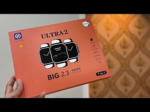 Ultra 2 Latest 7 in 1 smartwatch - Big 2.3” Display 7 Straps Ultra watch