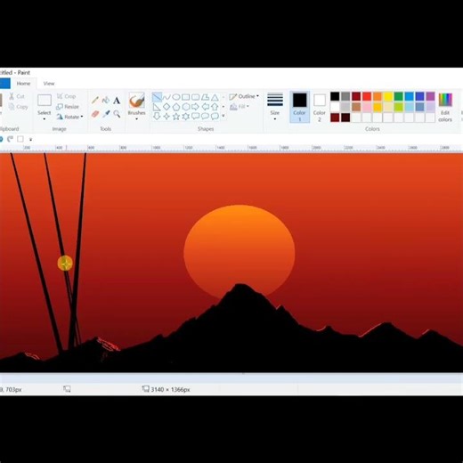 ms paint drawing tutorial// how to drawing on computer// computer drawing tutorial// digital art//
