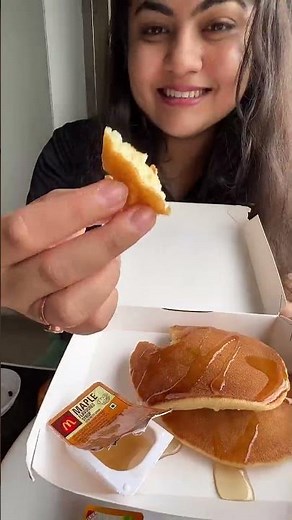 Unboxing McDonald’s HOT CAKES?😱😍McD's hot cakes breakfast menu! #foodshorts #shorts #youtubeshorts