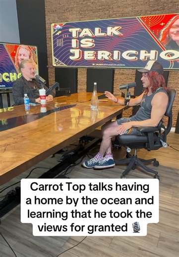 Carrot Top Reflects on Ocean Views and Life Lessons