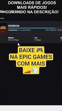 How to make your Epic Games Store download games faster? With this command!