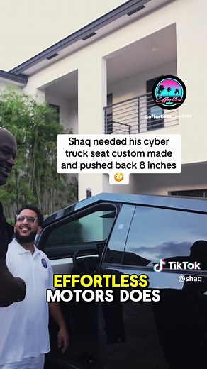 Shaq's Wide Body Cyber Diesel Ride | Tesla Cyber Truck