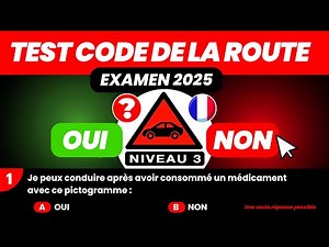 TEST CODE DE LA ROUTE 2025 - Conforme à la nouvelle réforme - Examen Code De La Route France #2
