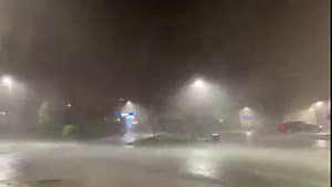 94K views · 3.9K reactions | Crazy video from Fort Wayne, IN, where a confirmed 98 mph wind gust was recorded when severe weather passed through the Fort Wayne airport in Indiana. Sustained winds were around 74 mph. That is the equivalent of a Category 2 hurricane. Permission: Lincoln Hauser | Live Storm Chasers | Facebook