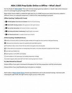 How to Prepare for NDA 2 2025 - SlideServe