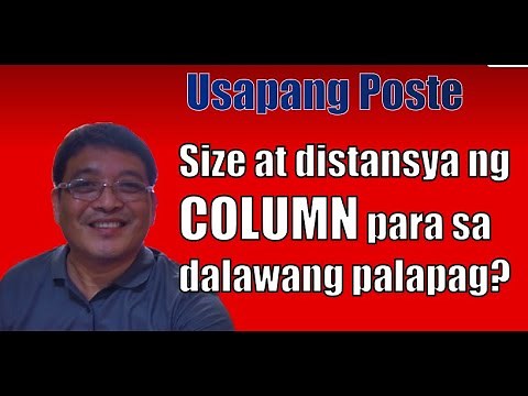 ESTIMATE , SIZE AND DISTANCES OF COLUMN FOR 2 STOREY RESIDENCE