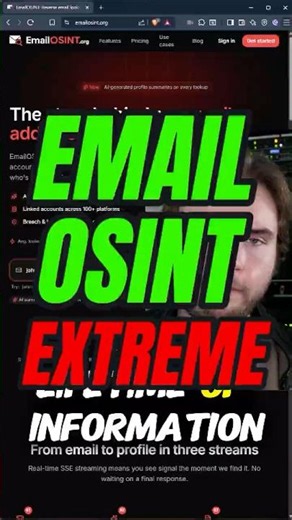 Email OSINT Extremely Easy (emailosint.org)