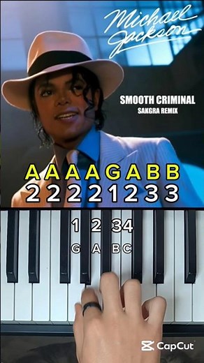 Smooth Criminal | Michael Jackson - EASY Piano Tutorial 🎹 #piano