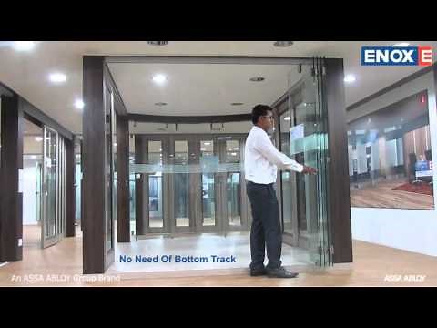 ENOX Glass Center Sliding Folding System EGSLDF 202 P