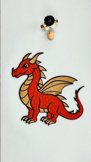 How to build a dragon 🐲🐉#claymation #stopmotion