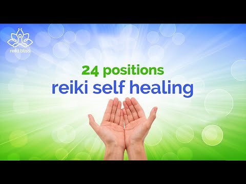 24 POSITIONS self healing (1 minute each position) by Reiki Bliss