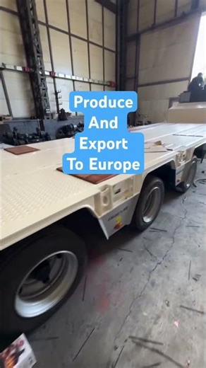 We produce semitrailers for our European customers #export #import #lowbed