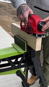 60K views · 301 reactions | So here’s a full depth with the smaller 2.5 HO M12 battery • Yes it’s soft wood so I’m gonna track down a piece of scrap oak and give it a go • It’s a well thought out little planer with lots of features. Check out may last post about it for those details • It’s available Factory Authorized Outlet @milwaukeetool . . . #tools #construction #planer #milwaukeetools #wood | Kruger Construction | Facebook