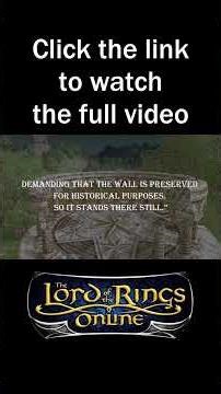 #lotro #lotr #history #gamingvideos #archaeology #shorts #gaming #mmorpg #game #gameshorts