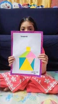 Tangrams | Math Project | Class 3 #shorts #education #puzzle #math #shapes ‪@SafiyasUniqueWorld‬