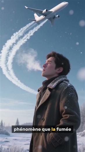 Why do airplanes leave trails? 🧪