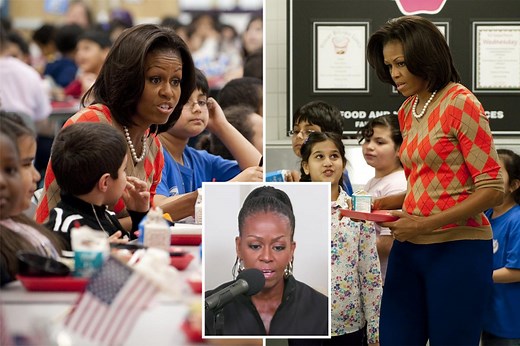 Michelle Obama blames partisanship for making school lunch program controversial