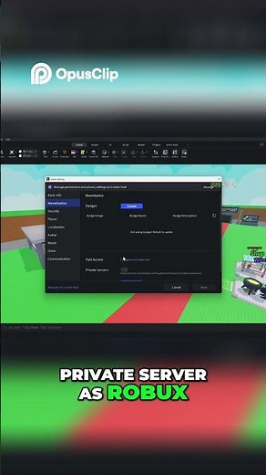 Create a Steel Brainrot Game in Roblox with Admin Panel! | #shorts