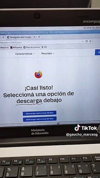 Actualización del navegador Firefox e Instalación de navegador Google Chrome en netbook Juana Manso (Linux Huayra). Tutorial sencillo, explicado paso a paso, ideal para profes o alumnos que quieran actualizar navegador o instalar otro programa. #conectarigualdad #juanamanso #firefox #googlechrome #linux