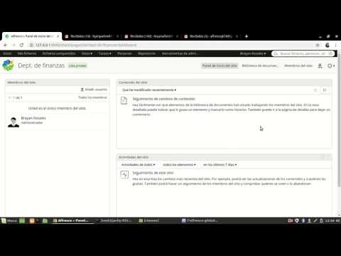 Alfresco Community Edition instalación y funcionamiento
