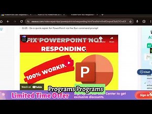 Fix PowerPoint Not Responding | Microsoft PowerPoint Not Working | How To - 2025