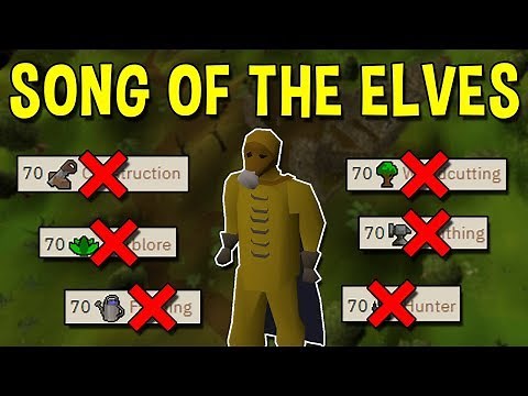 Finishing All of the Requirements for the Song of the Elves Update! Main Progress #3 [OSRS]