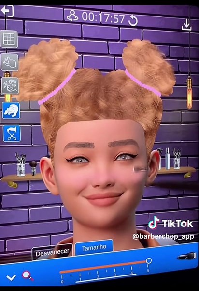 Download this Free app - “Barber Chop 2” - Www.BarberChop.com - #barberchop #barberchopapp #barberia #barbergame #barberchop2 This hairstyle was created by @Clara💈 Barber Chop