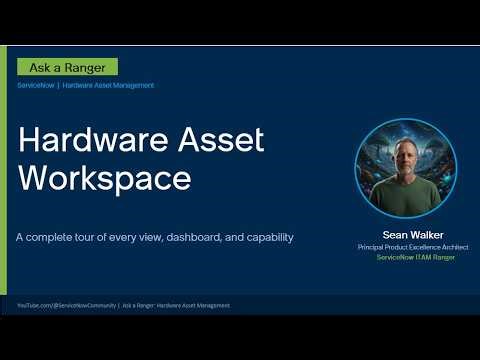 Hardware Asset Workspace — Complete Tour