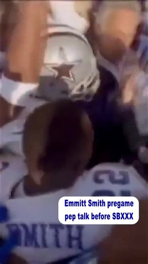 OTD in 1996: Emmitt Smith breaks down #Cowboys huddle before Super Bowl XXX 🏈⭐ #superbowl #dallas #explore #football 🎥 NFL Films
