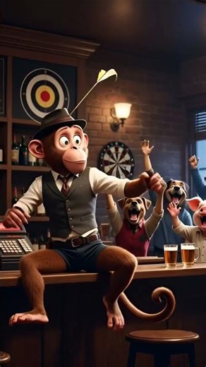 “He Tried Archery in a Bar… and Chaos Exploded 😂🍺🏹”