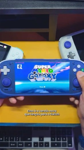 Super Mario Galaxy on Retroid Pocket 5 is SO GOOD