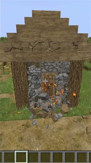 If Minecraft Had Realistic Physics… 🤯 #shortvideo #trending #minecraftshorts #minecraft #viral