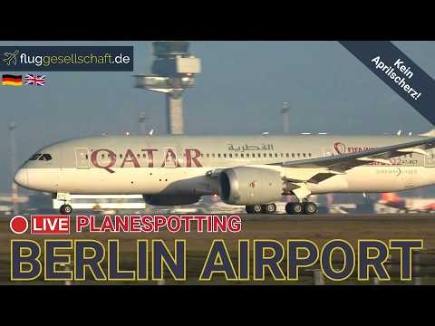 Planespotting LIVE 🐻 Berlin Airport | Swiss Go-Around (Balked Landing) Mittwoch 1. April 2026