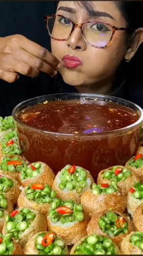 Yummy Spicy Golgappa Eating Show | #shorts #mgfoodandmukbang #mukbang #foodie #food #golgappa