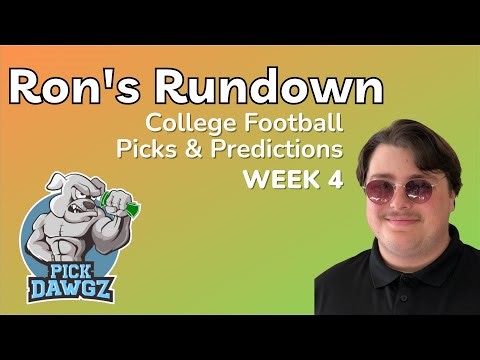 College Football Picks & Predictions Week 4 | 9/23/23 | Ron's Rundown
